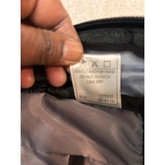 Adidas Black Faux Leather Backpack With Dual Zipper Pockets - Picture 8 of 8